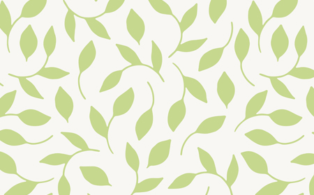 嫩绿小枝叶无缝平铺纹理-纹理图片2236